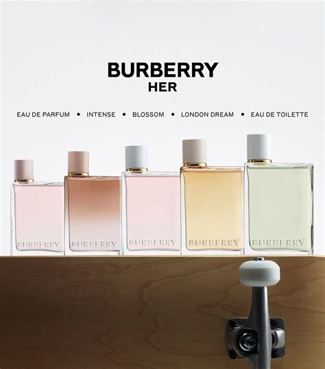 burberry her pink vs green